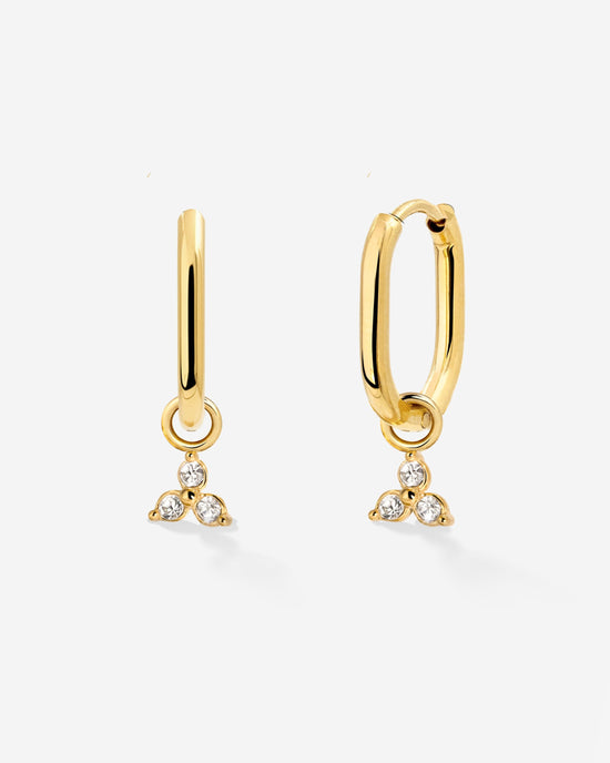 Rayos Oval Hoops Baby Gold