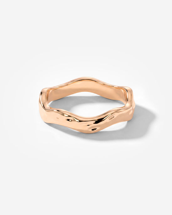 Hammered Wave Ring