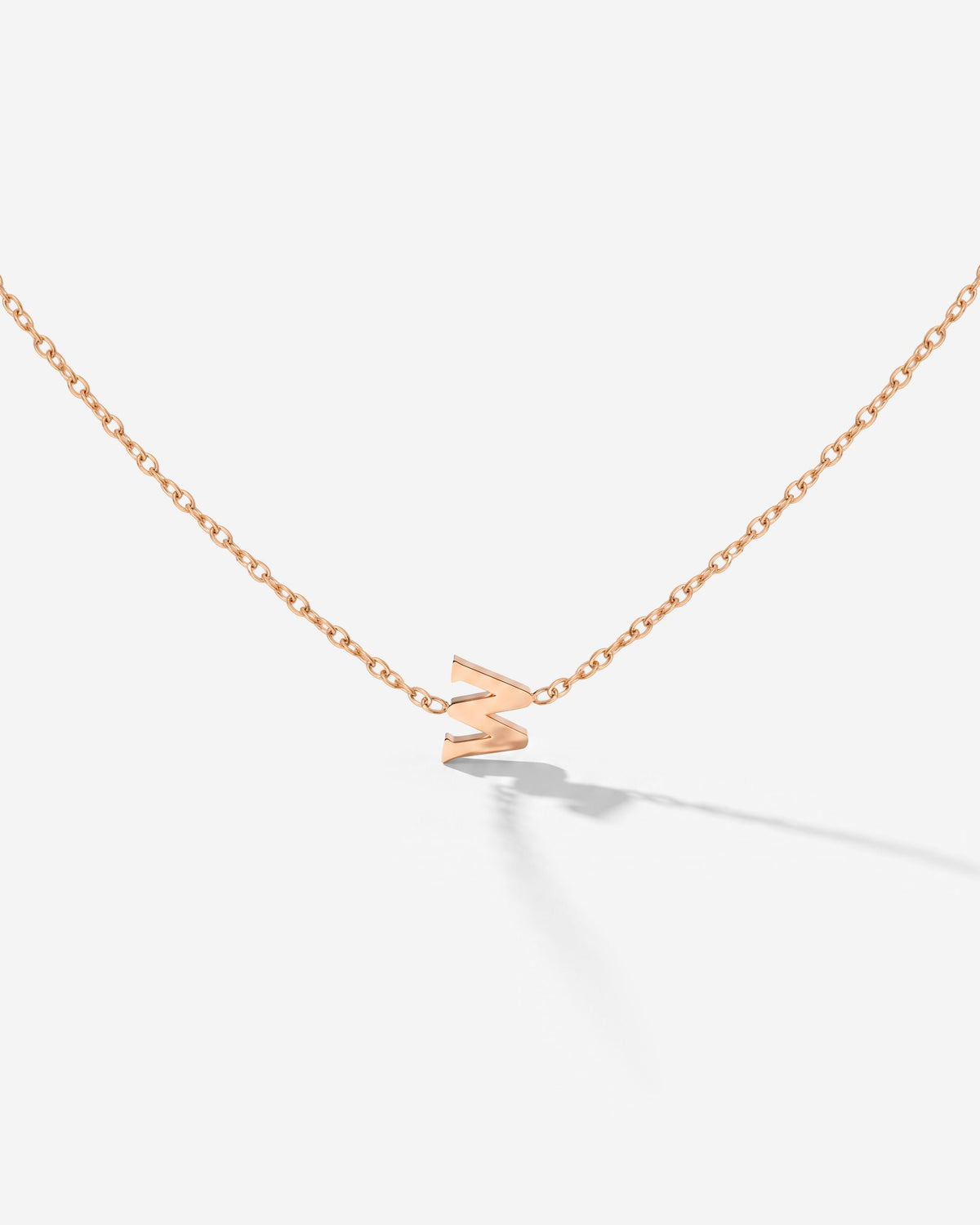 Tiny Letter Necklace