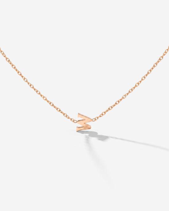 Tiny Letter Necklace