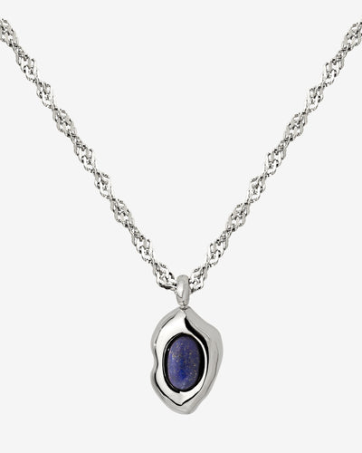 Blue Breeze Necklace Silber