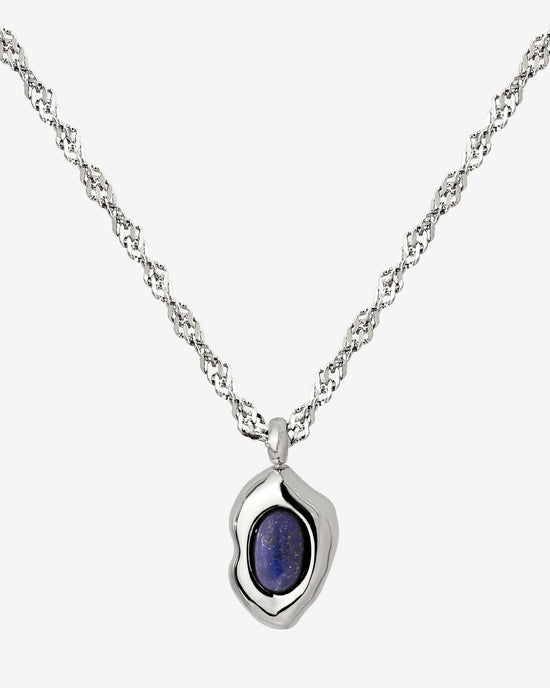 Blue Breeze Necklace Silber