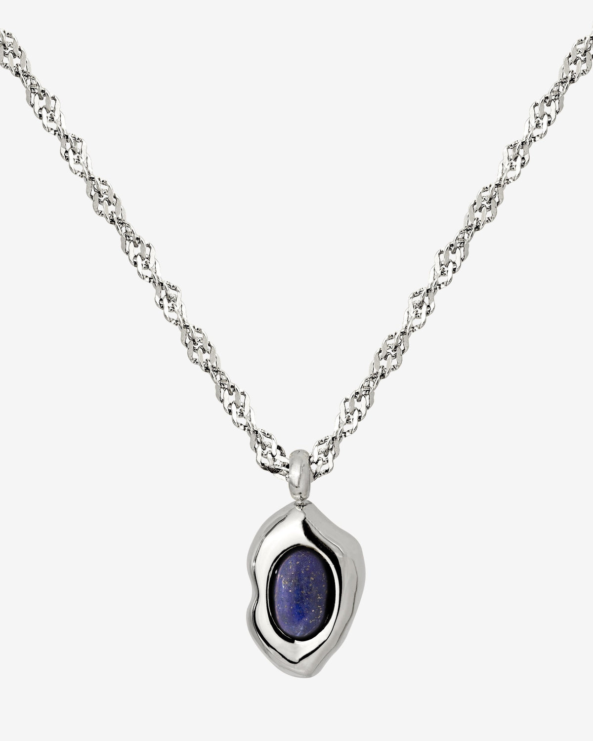 Blue Breeze Necklace Silber