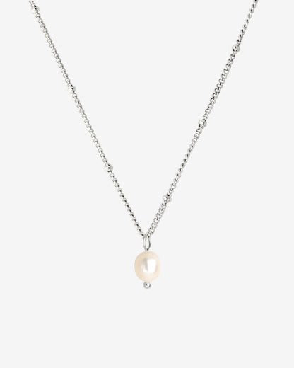 Baby Pearl Necklace Silber