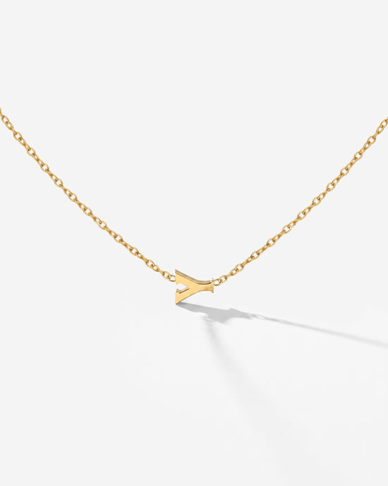 Tiny Letter Necklace