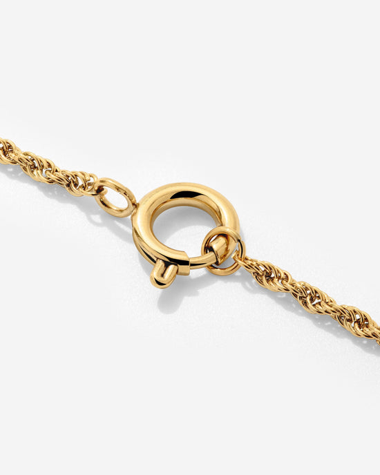 Rope Chain Charm Necklace Set
