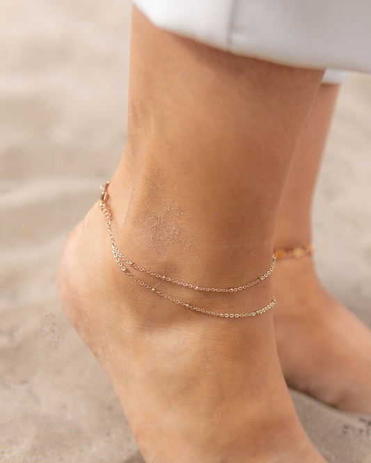 Puebla Anklet Roségold