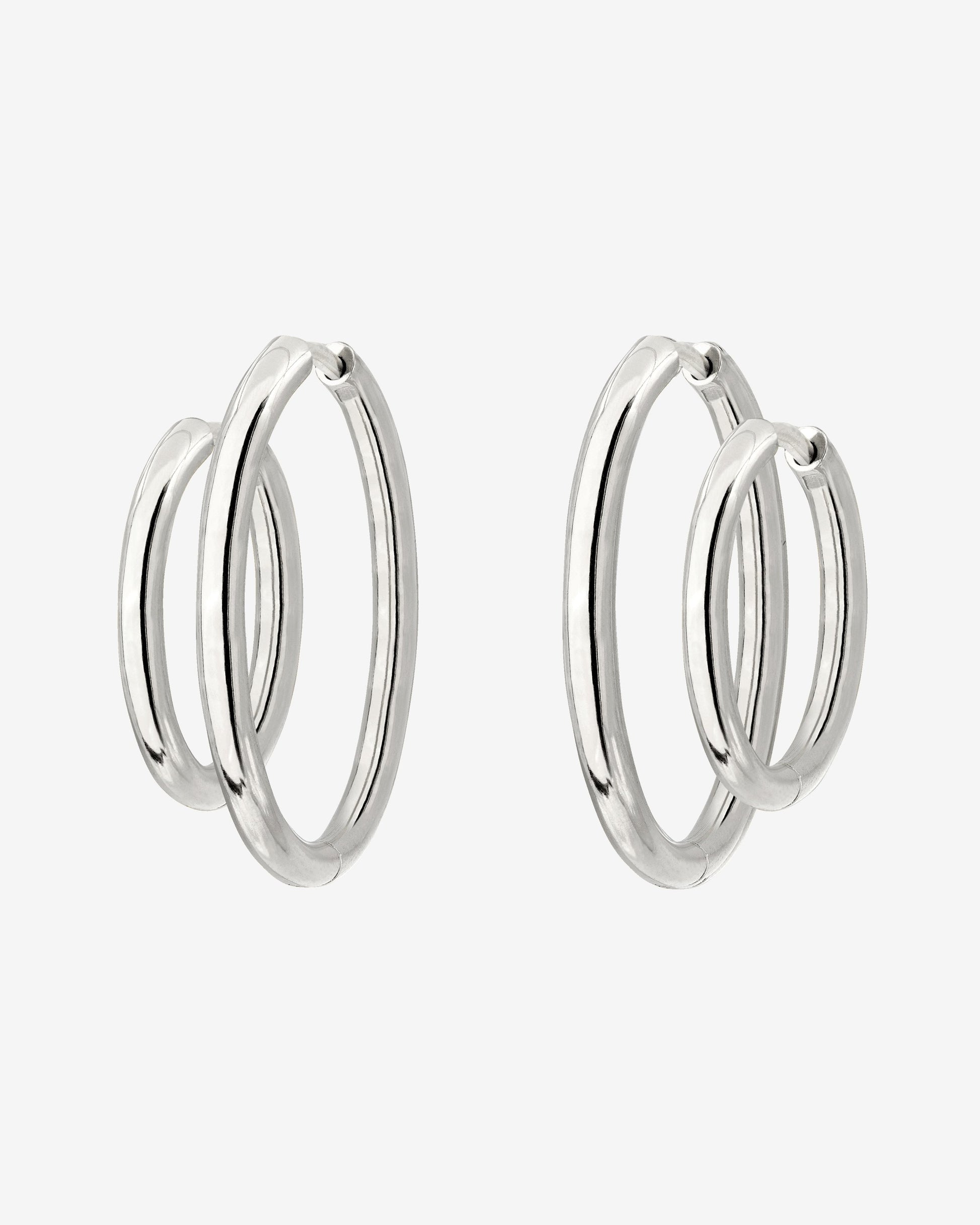 Clean Hoop Bundle Midi Silber