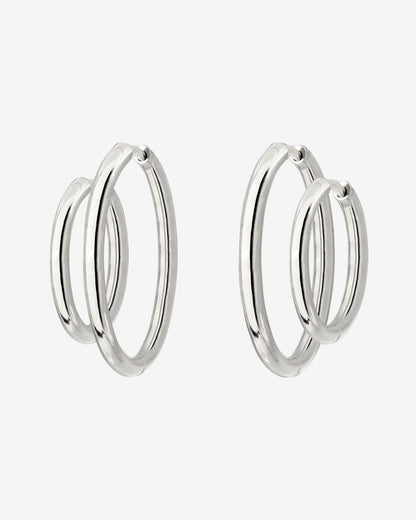Clean Hoop Bundle Midi Silber