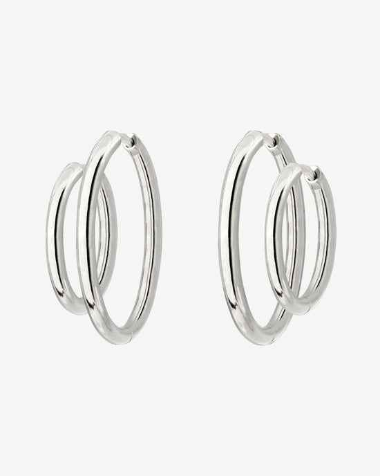 Clean Hoop Bundle Midi Silber