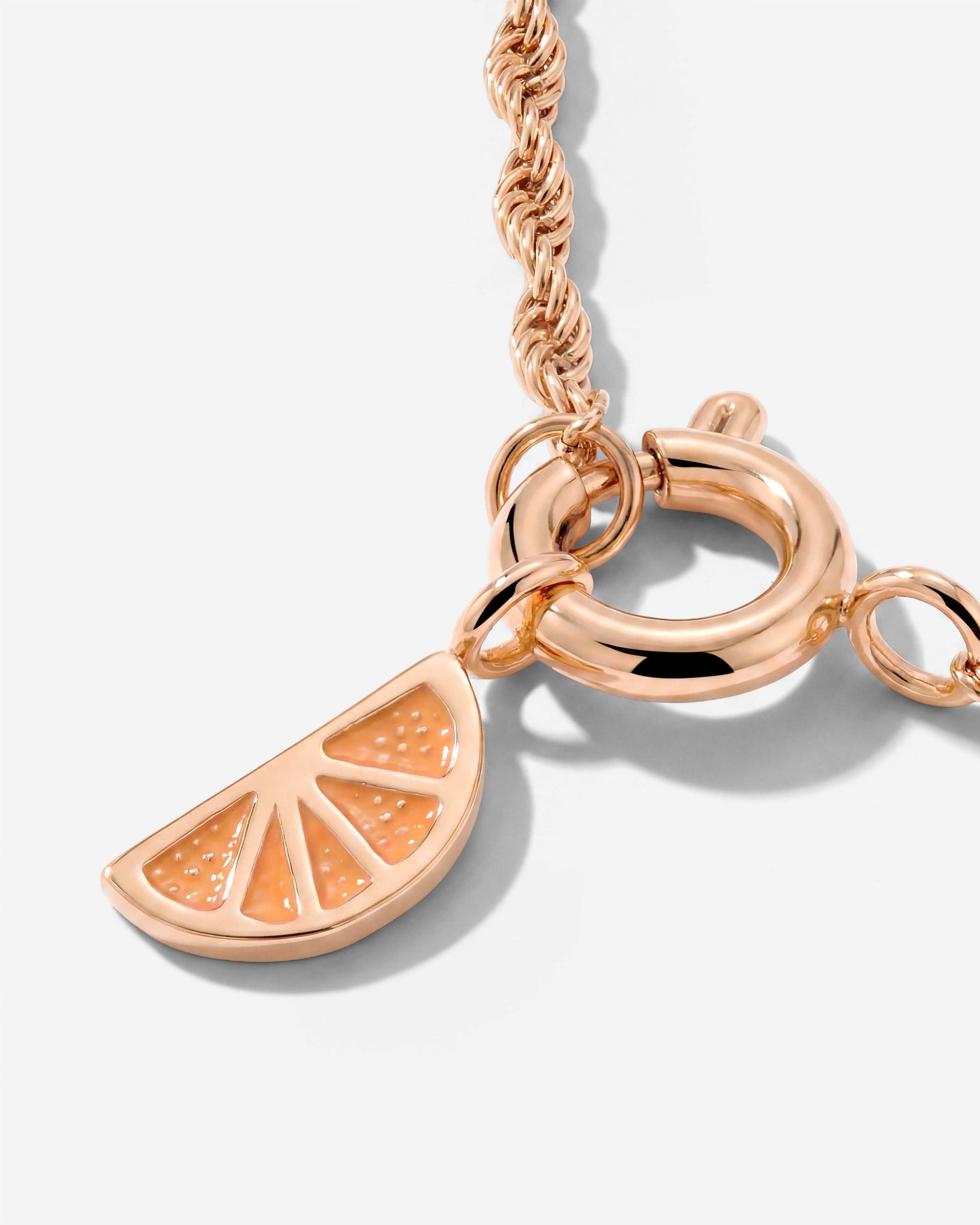 Juicy Rope Chain Necklace Set Roségold