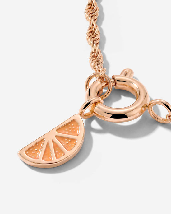 Juicy Rope Chain Necklace Set Roségold