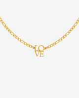 Lots of Love Necklace Gold