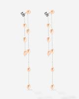 Blush Pearl Fall Earrings Silber