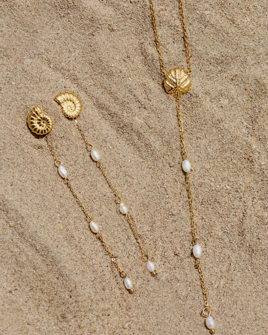 Siren's Spell Pearl Drop Earrings Silber