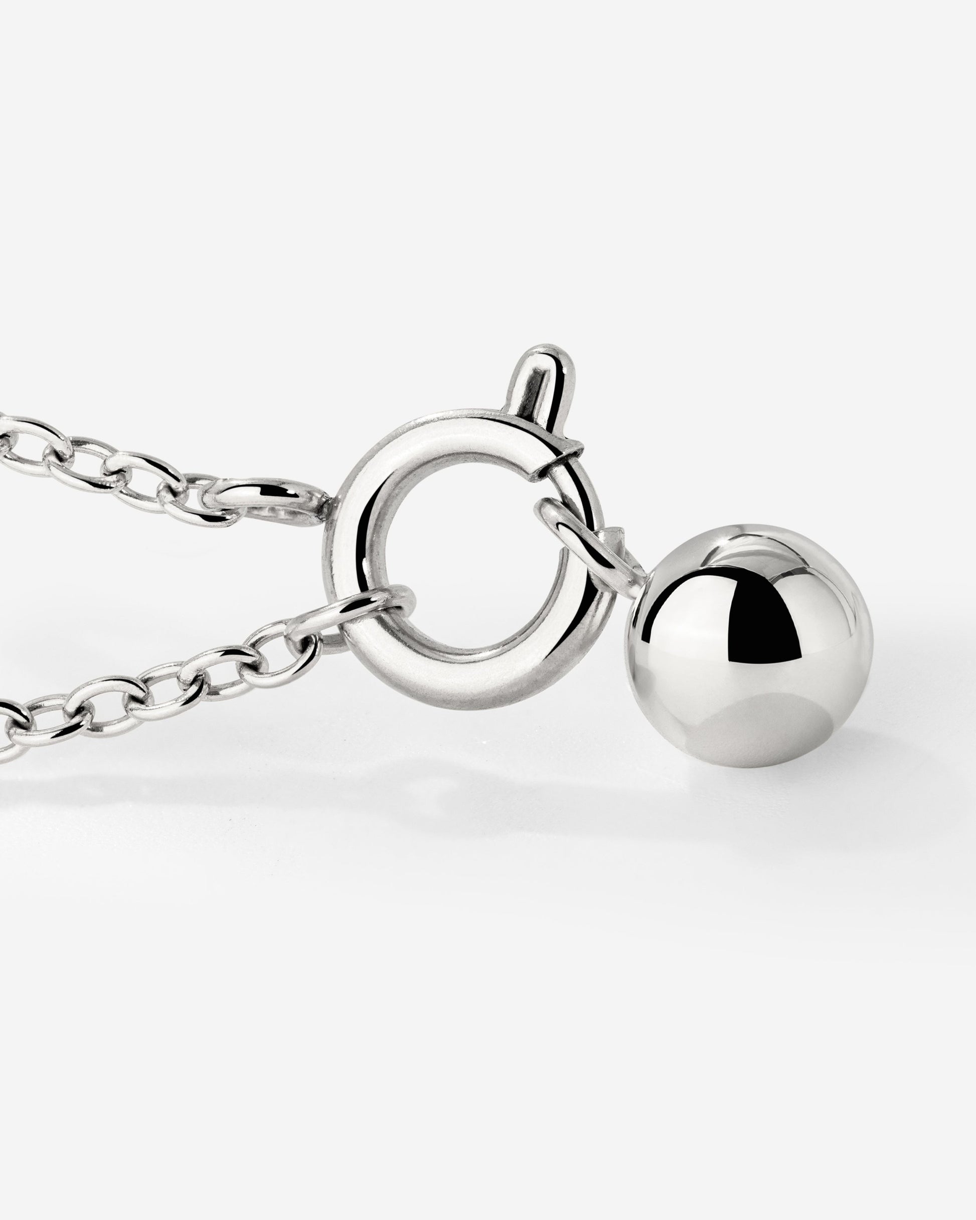 Bubbly Classic Chain Necklace Set Silber