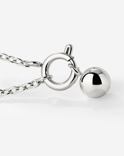 Bubbly Classic Chain Necklace Set Silber