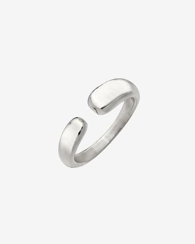 Huggie Ring Silber