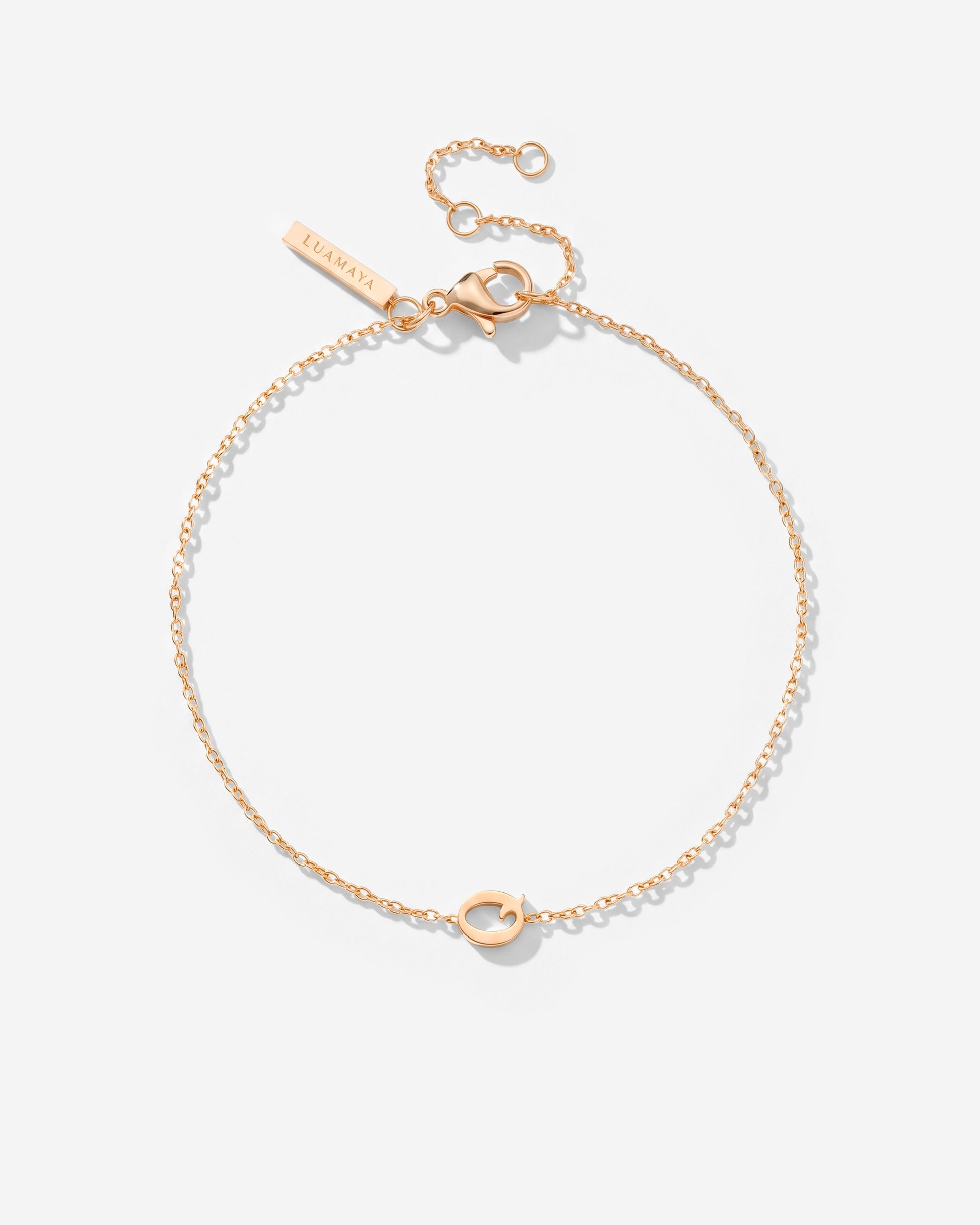 Tiny Letter Bracelet