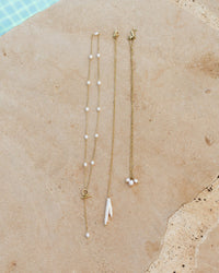 Cascade Pearl Y-Necklace