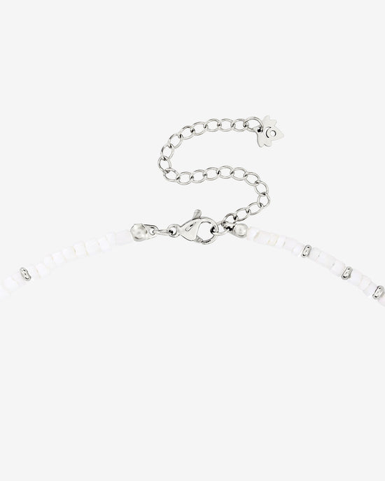 Puka Shell Necklace Silber