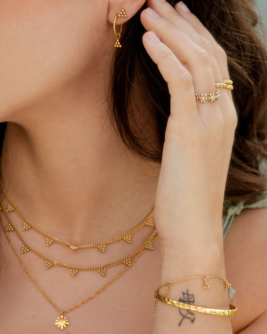 Tiny Beads Bracelet Gold