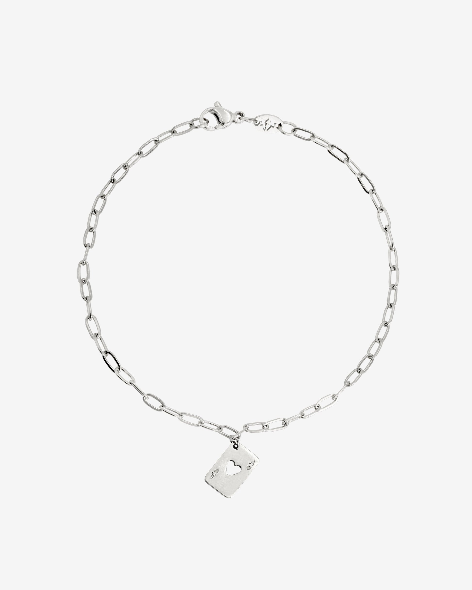 Ace Up the Sleeve Bracelet Silber