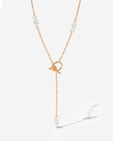 Cascade Pearl Y-Necklace