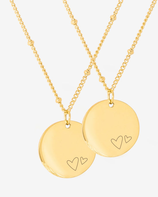 Mother & Daughter Necklace Bundle Gold