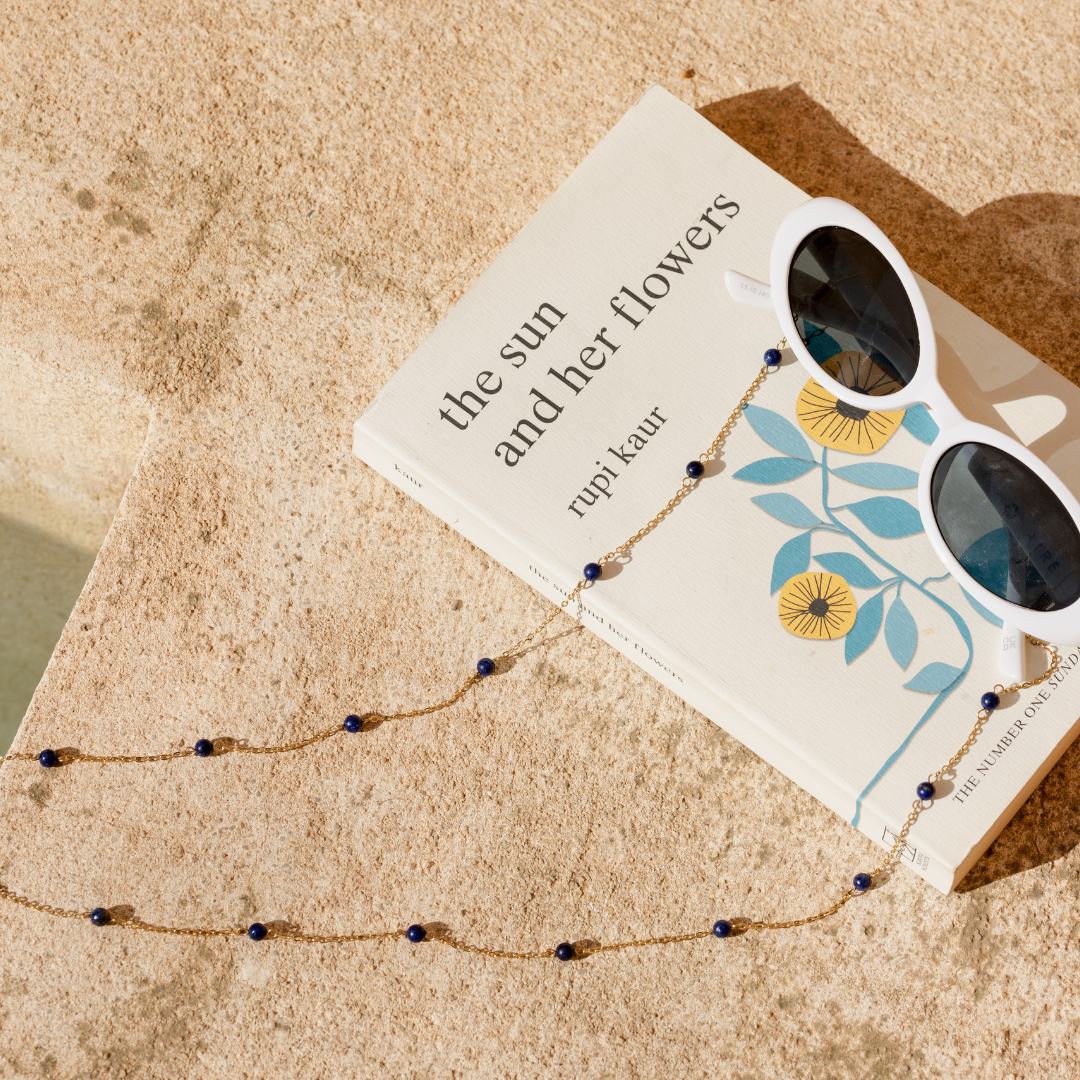 Blue Bay Sunglasses Chain Roségold