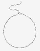 Box Snake Anklet Silber