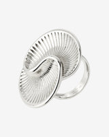 Winding Spiral Ring Silber