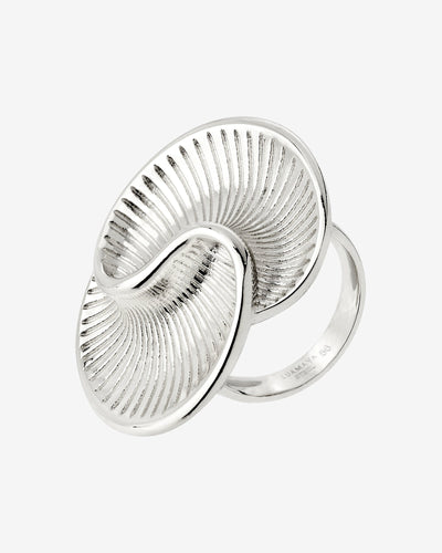 Winding Spiral Ring Silber