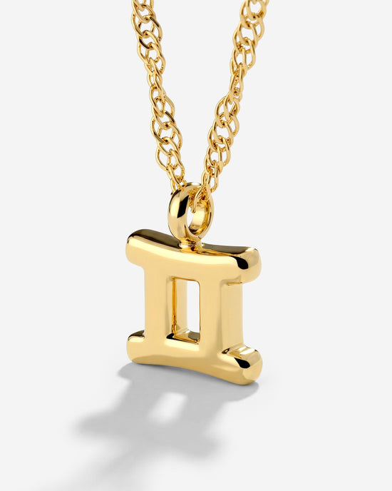 Gemini Bubble Necklace Gold