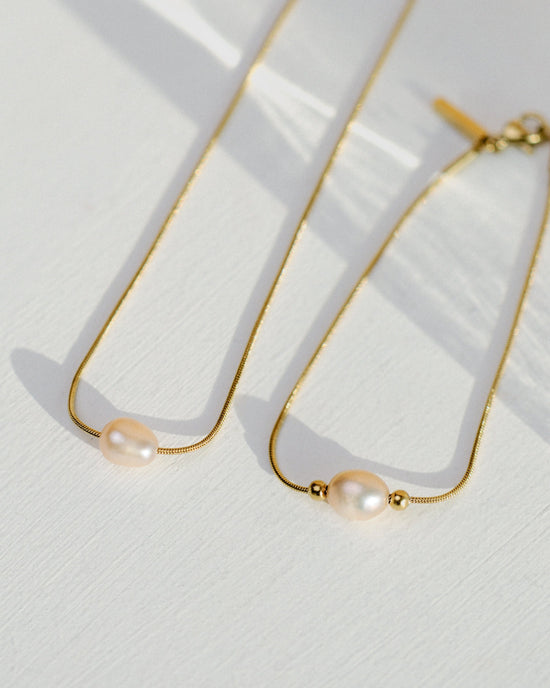 Blush Pearl Bracelet Silber