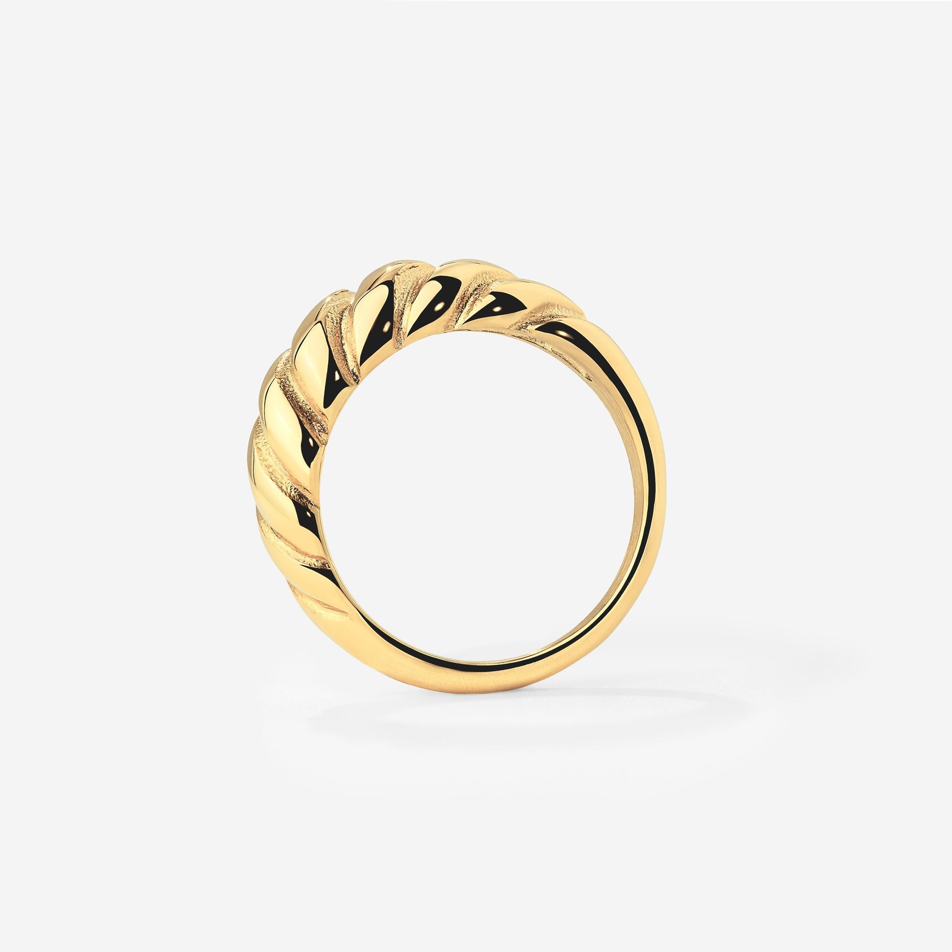 Towel Twist Ring Gold