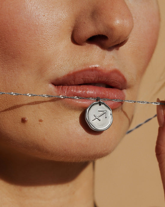 Zodiac Necklace Silber