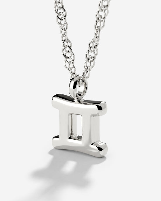 Gemini Bubble Necklace Silber