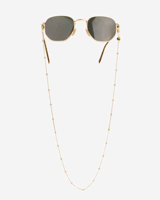 Playa Sunglasses Chain Gold