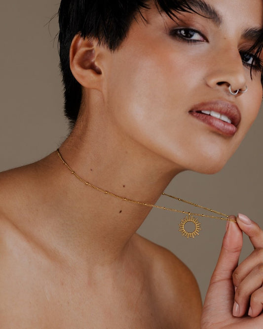 Sunny Beads Necklace Gold
