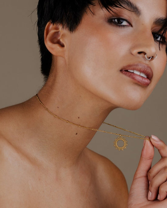Sunny Beads Necklace Gold