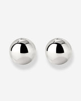 Bubbly Studs Medium Silber