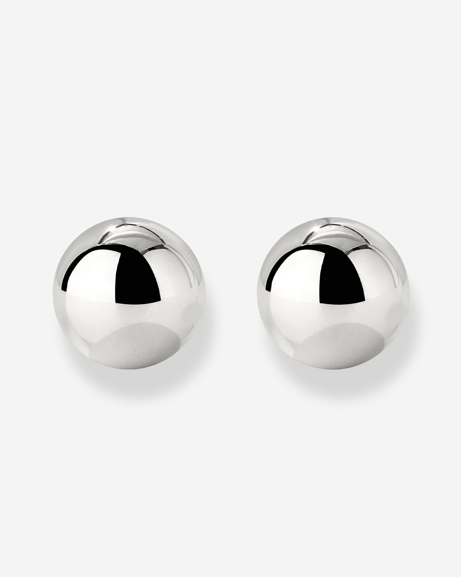 Bubbly Studs Medium Silber