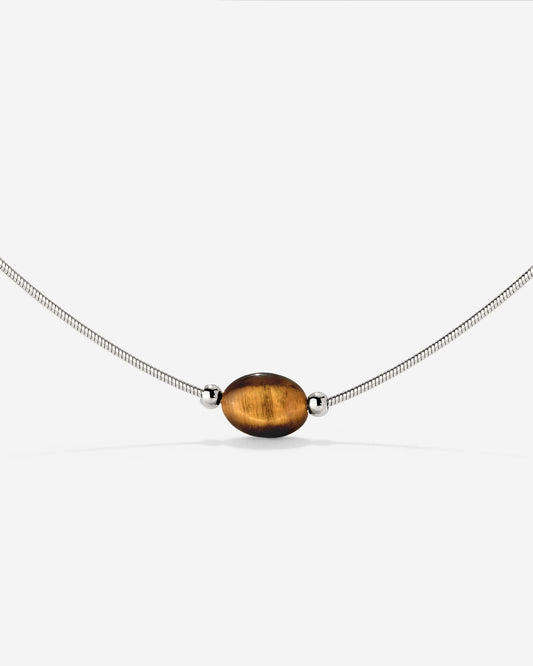 Sunflare Gem Choker Silber