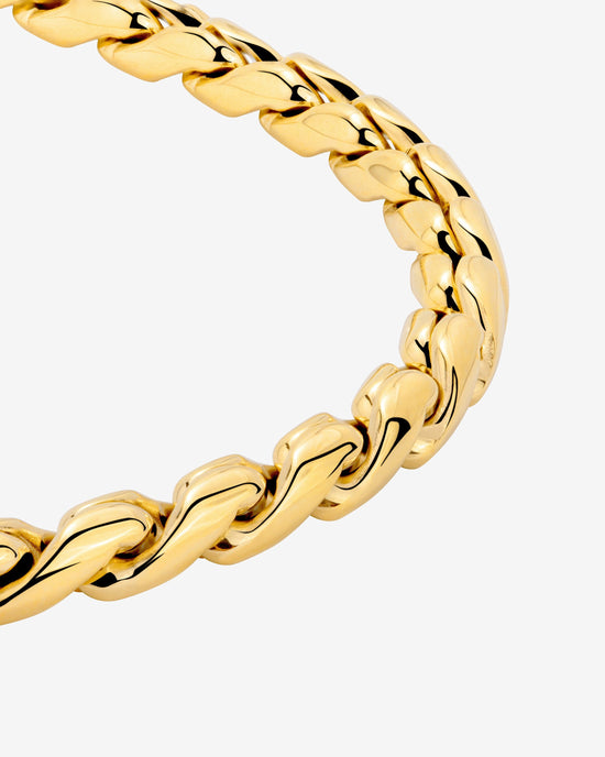 Spiral Links Necklace Gold