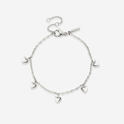 Lovely Heart Bracelet Silber