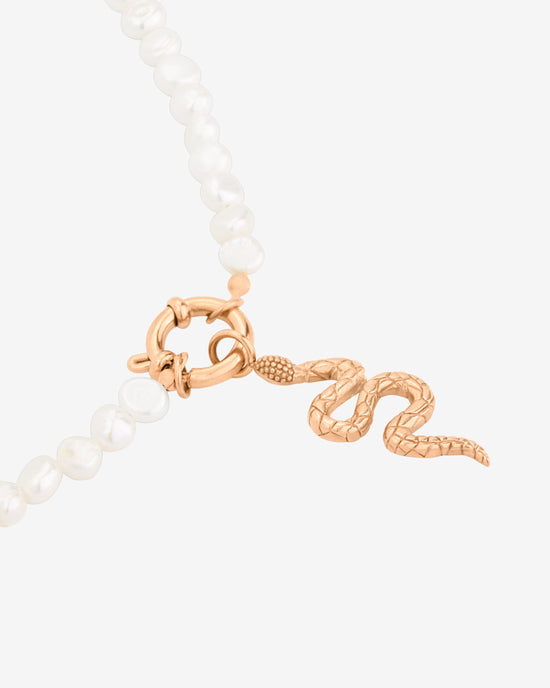 Lola Power Pearl Necklace Set Roségold