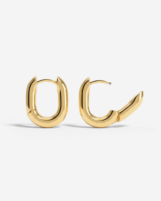 Chunky Oval Hoops Baby