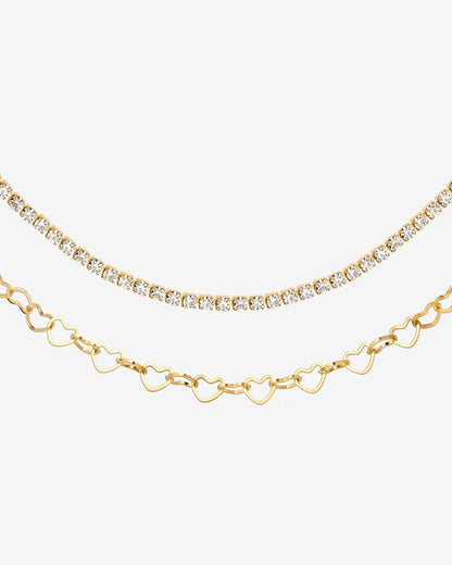 Glam Lover Necklace Bundle Gold