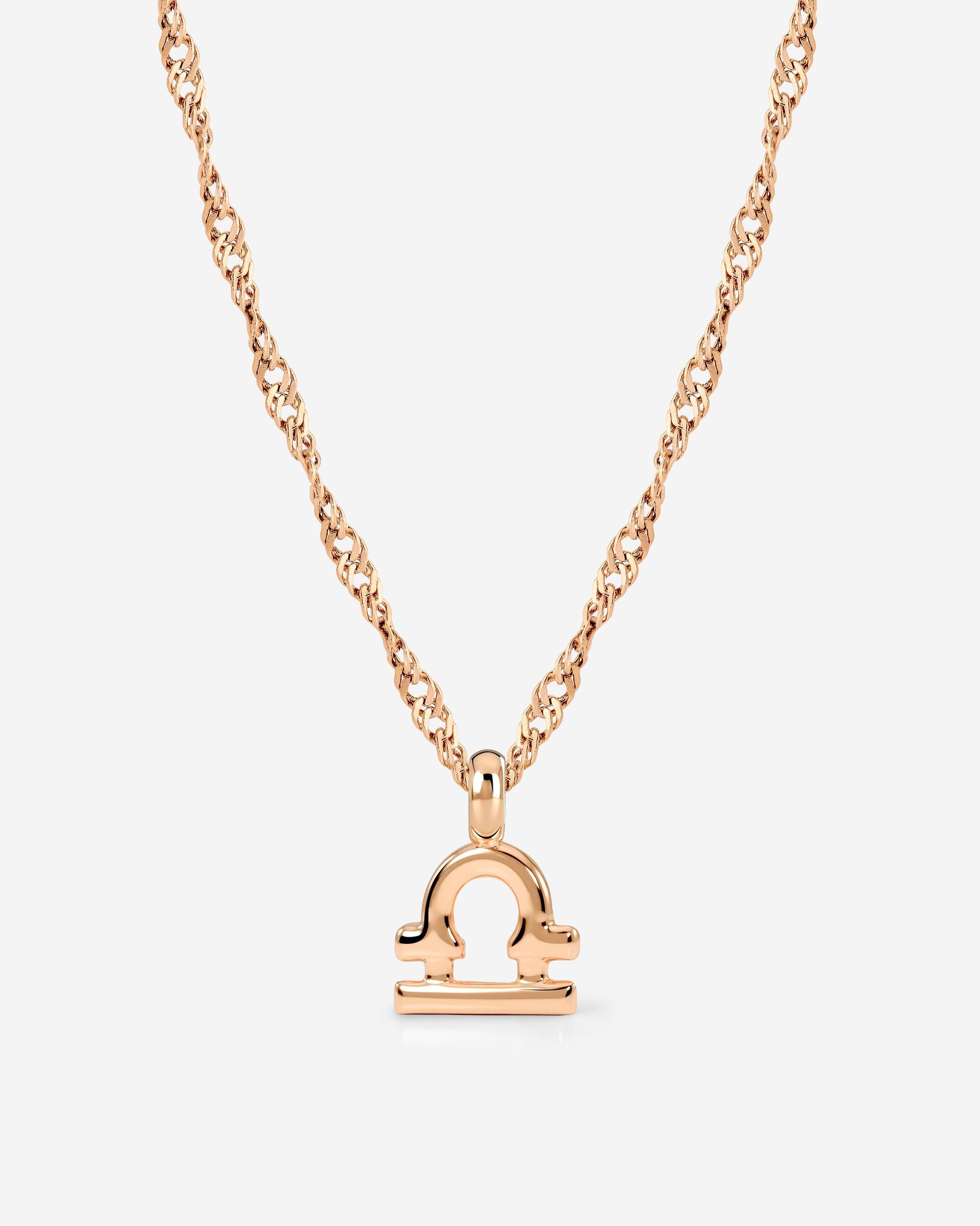 Libra Bubble Necklace Roségold